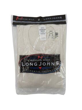 NEW Morgan Mills Men Medium 38-40 Long Johns Waffle Thermal Long Sleeve Shirt